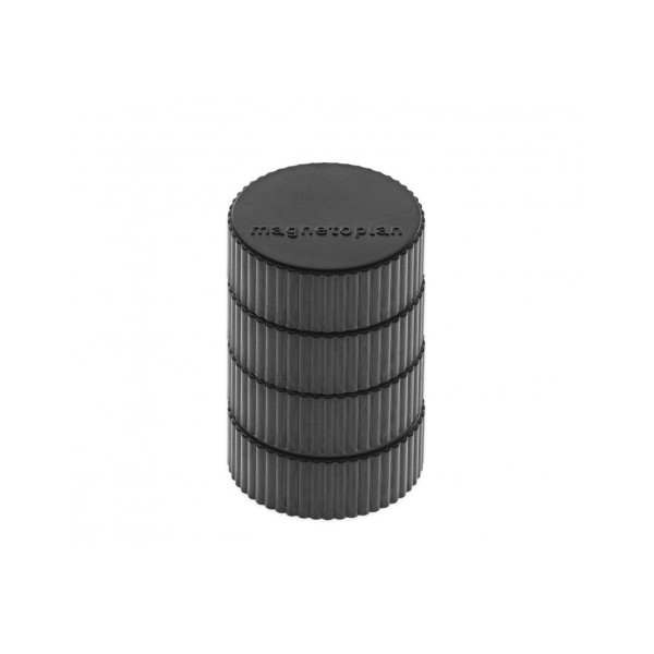 Магниты круглые 34/2 блистер черные Magnetoplan Discofix Magnum Black Set (16600412)