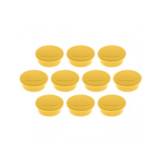 Магниты круглые 40/2.2 желтые Magnetoplan Discofix Color Yellow Set (1662002)