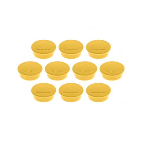 Магниты круглые 40/2.2 желтые Magnetoplan Discofix Color Yellow Set (1662002)