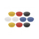 Магниты круглые 30/0.7 разноцветные Magnetoplan Discofix Standard Assorted Set (1664210)