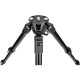 Штатив 3 LEGGED THING Punks Patti 2.0 Matte Black Алюминиевый, 4 секции, шаровая голова AirHed Mini и чехол в комплекте ( PATTIDARK2.0 )