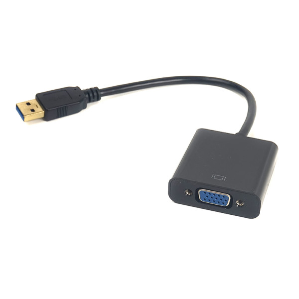 Кабель-переходник PowerPlant USB 3.0 M - VGA F