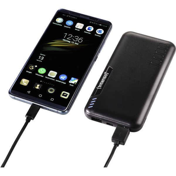 Универсальная мобильная батарея Intenso P10000 10000mAh USB-C, 2xUSB-A (7332431), black