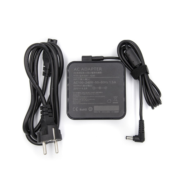 Блок живлення для ноутбуків PowerPlant IBM/LENOVO 220В, 20В 90Вт 4,5 А (5,5×2,5) настінний монтаж