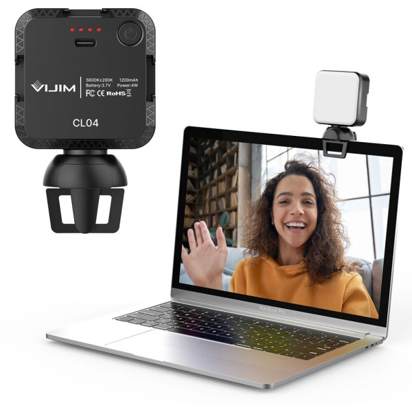 Міні LED‑світло Ulanzi VIJIM CL04 з прищепкою для телефона, iPadа, комп’ютера (CL04)