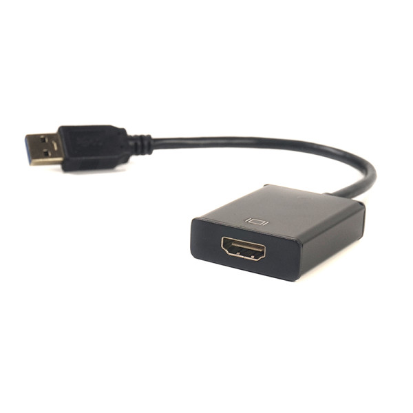 Кабель-перехідник PowerPlant HDMI-жіночий роз'єм - USB 3.0 M