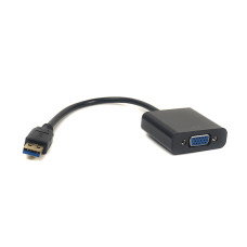 Кабель-переходник PowerPlant USB 3.0 M - VGA F