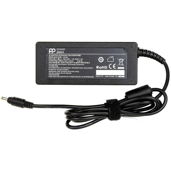 Блок живлення для ноутбуків PowerPlant ASUS 220В, 19В 50Вт 2,64А (4,8*1,7)