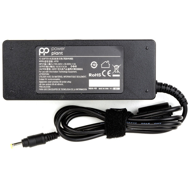 Блок живлення для ноутбуків PowerPlant HP 220 В, 18.5 В 83 Вт 4.5 А (4.8*1.7)