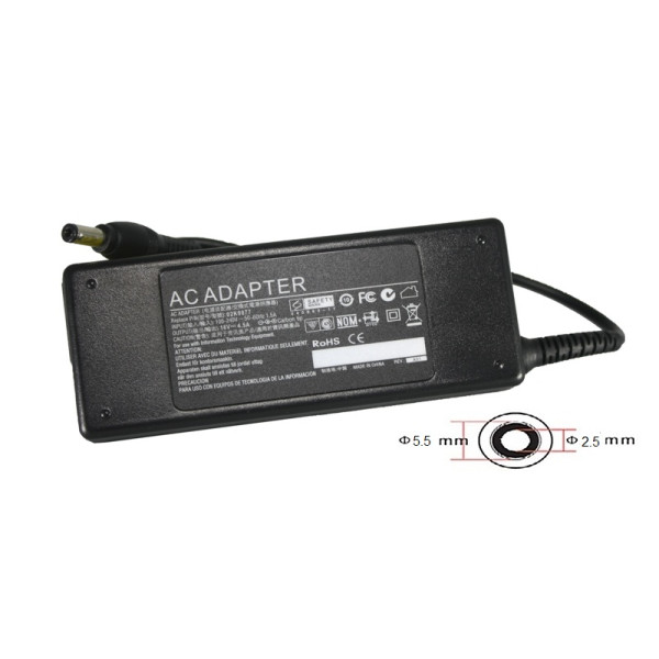 Блок живлення для ноутбуків PowerPlant IBM/LENOVO 220 В, 16 В 72 Вт 4.5 А (5.5*2.5)