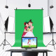 Фон із стійкою Puluz PU5204G Chroma key зелений (100x200см)