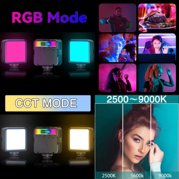 Накамерне світло Puluz PU560B RGB