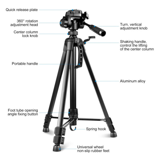 Штатив для смартфона AccPro 3520 Smart black