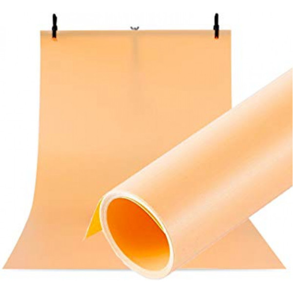 Фон для зйомки Visico PVC-1220 Orange (120x200см)