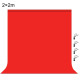 Фон студійний тканинний Puluz PU5207R red Chroma Key 2х2м