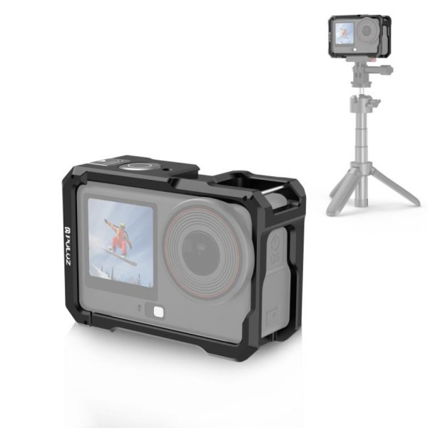 Рамка DJI Action 6 алюминиевая 1/4 холодный ботинок Puluz PU1074B