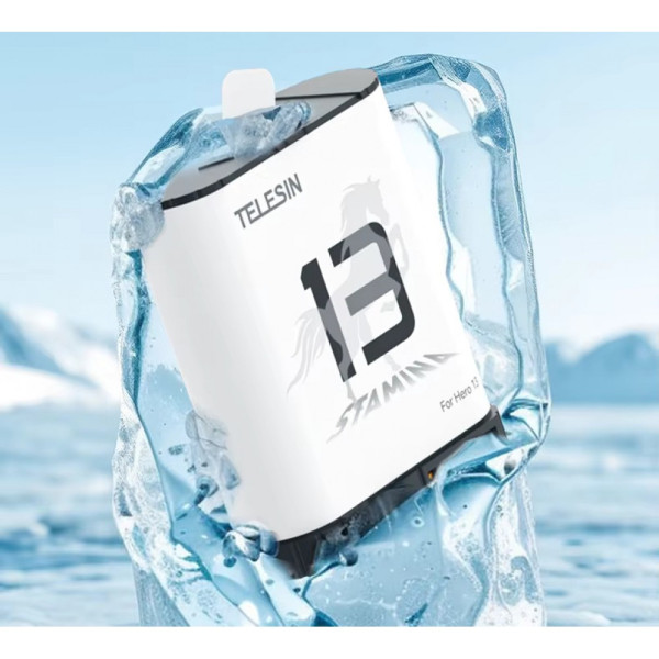 Акумулятор GoPro 13 морозостійкий покращений Telesin Stamina S0-BTR-04-TGP