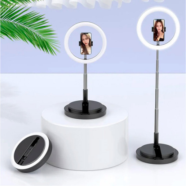 Кольцевая LED лампа Usams US-ZB120 Stretchable Selfie Ring Light Black