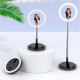 Кольцевая LED лампа Usams US-ZB120 Stretchable Selfie Ring Light Black