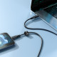 Кабель ACEFAST C3-01 Type-C to iP 3A, 30W, TPE, TPE connectors, Black