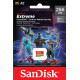 Картка пам'яті microSDXC (UHS-1 U3) SanDisk Extreme для мобільних ігор A2 256 ГБ клас 10 V30 (R190 МБ/с, W130 МБ/с)