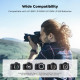 Набір K&F Concept LP-E6P (3 акумулятора 2400mAh + зарядний пристрій) — сумісно з Canon EOS R6 Mark II/III, R5 Mark II, R5, R6, R7, C50, 5D, 6D, 7D Mark II (KF28.0130)