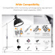 Си Стенд C Stand K&F Concept 3.3м Heavy Duty в комплекте Boom Arm, 2шт Grip Head, Sandbag (KF34.037)