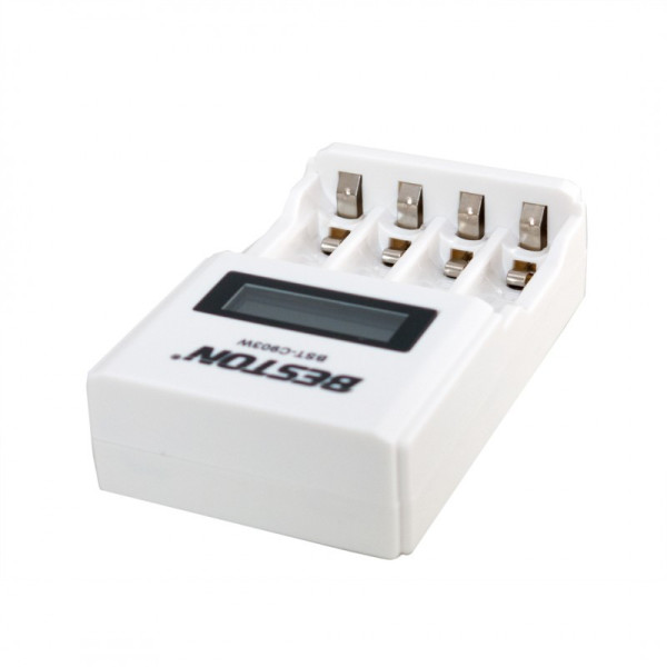 Зарядное устройство Li-ion для аккумуляторов AA / AAA , Ni-NH / Ni-Cd, BESTON BST-C903W (AAB1850)