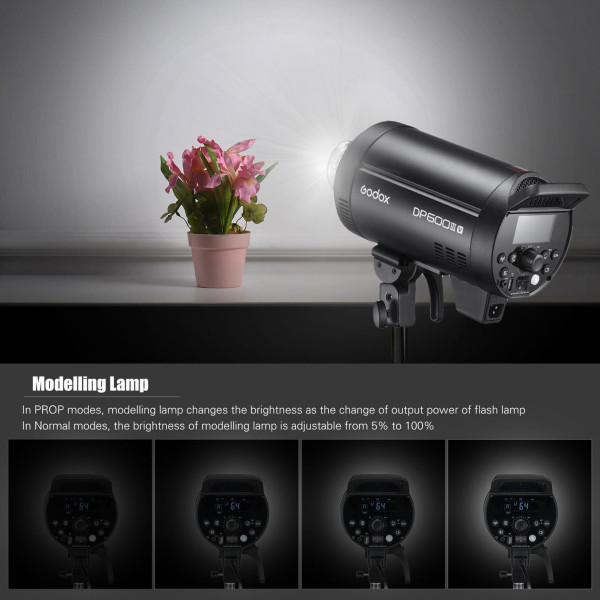 Світло Godox DP600III-V Professional Studio Flash with LED Modeling Lamp (DP600III-V)