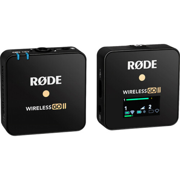 Rode Wireless GO II Single Compact Digital Wireless Microphone System/Recorder (2,4 ГГц, черный)