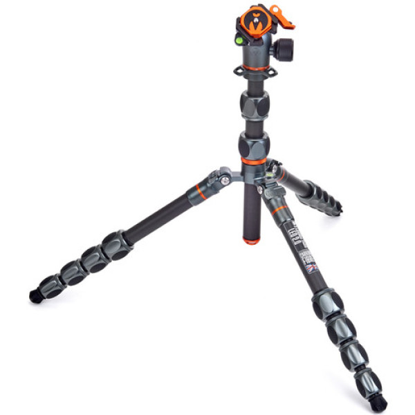 Штатив 3 LEGGED THING Leo 2.0 Grey Карбоновий, 5 секцій, кульова голова AirHed Pro LV та чохол у комплекті (LEOKITGREY2)