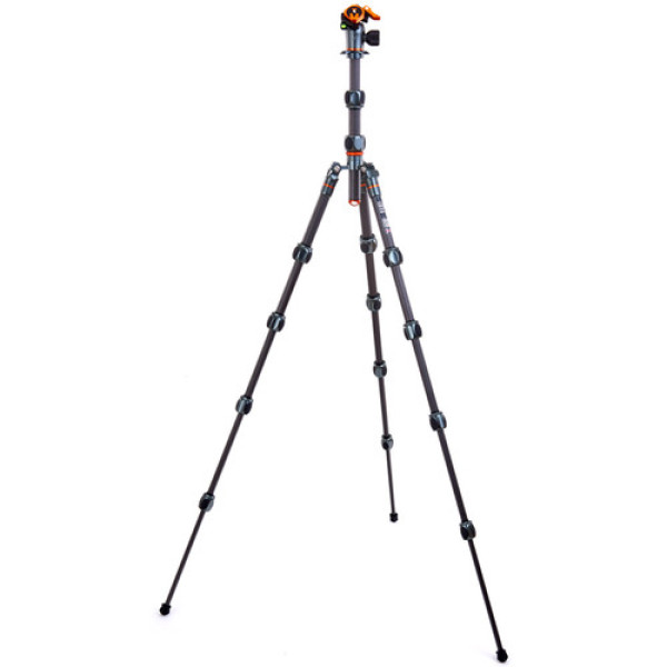 Штатив 3 LEGGED THING Leo 2.0 Grey Карбоновий, 5 секцій, кульова голова AirHed Pro LV та чохол у комплекті (LEOKITGREY2)