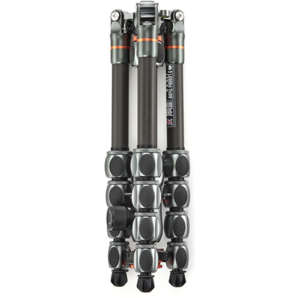 Штатив 3 LEGGED THING Leo 2.0 Grey Карбоновий, 5 секцій, кульова голова AirHed Pro LV та чохол у комплекті (LEOKITGREY2)