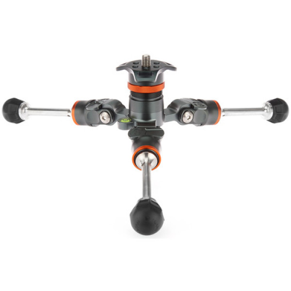 Штатив 3 LEGGED THING Leo 2.0 Grey Карбоновий, 5 секцій, кульова голова AirHed Pro LV та чохол у комплекті (LEOKITGREY2)