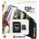Карта пам'яті microSDXC (UHS-1) Kingston Canvas Select Plus 256Gb class 10 А1 (R-100MB/s) (adapter SD)