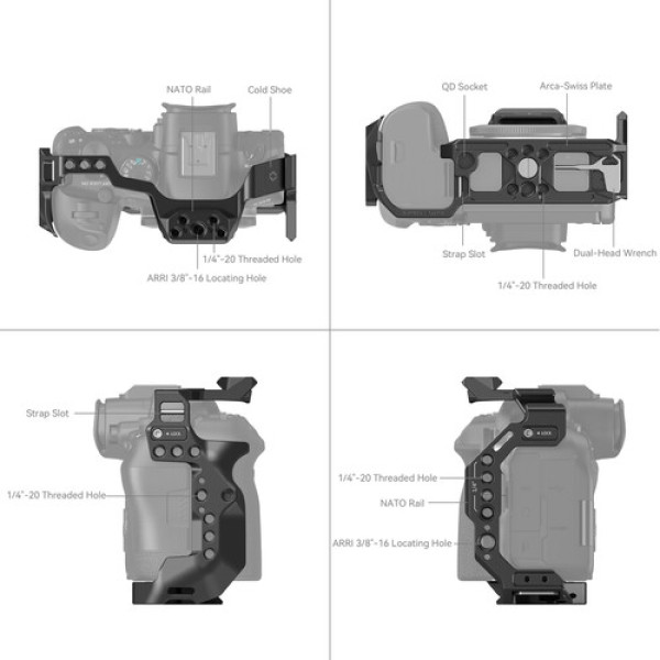 Клетка для камеры SmallRig Cage for Canon EOS R6 Mark II