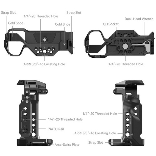 Клетка для камеры SmallRig Cage for Sony Alpha 7 III / Alpha 7R III