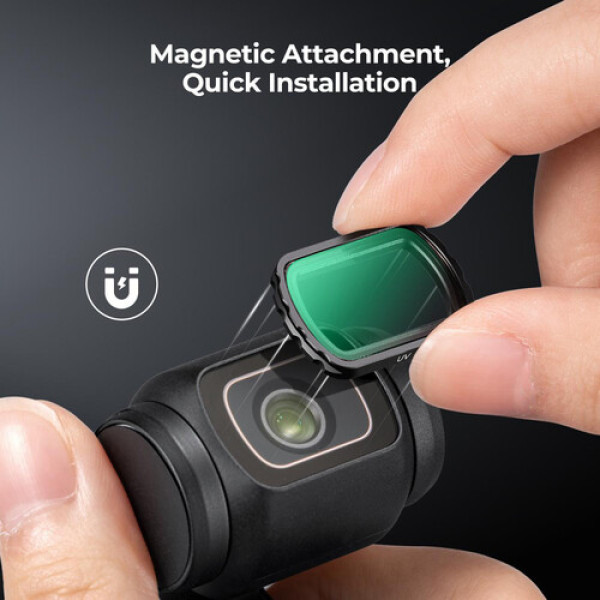 Светофильтр K&F Concept Nano-X Series UV Filter Green Coating для DJI Osmo Pocket 3 (KF01.2534)
