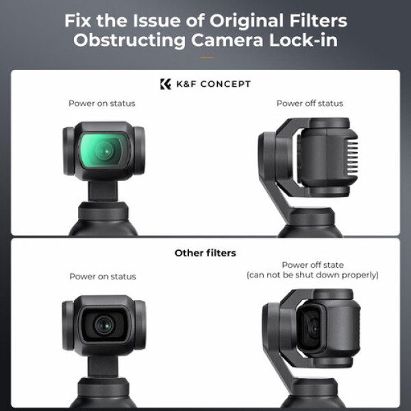 Светофильтр K&F Concept Nano-X Series UV Filter Green Coating для DJI Osmo Pocket 3 (KF01.2534)
