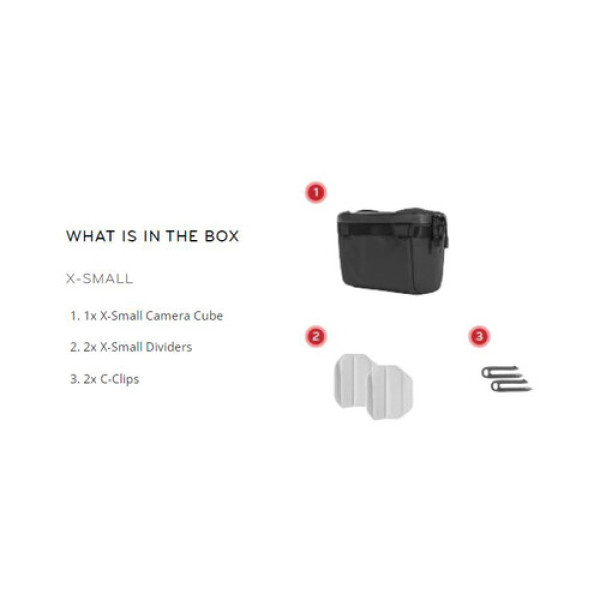 Сумка-футляр Peak Design Camera Cube V2 X-Small Black (BCC-XS-BK-3)
