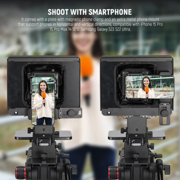 Телесуфлер Neewer X1 Pro II 9" із дистанційним керуванням для професійної відеозйомки (X1 Pro II)