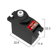Сервопривод микро 9г BATAN D113F 1.6кг/0.11сек цифровой 
