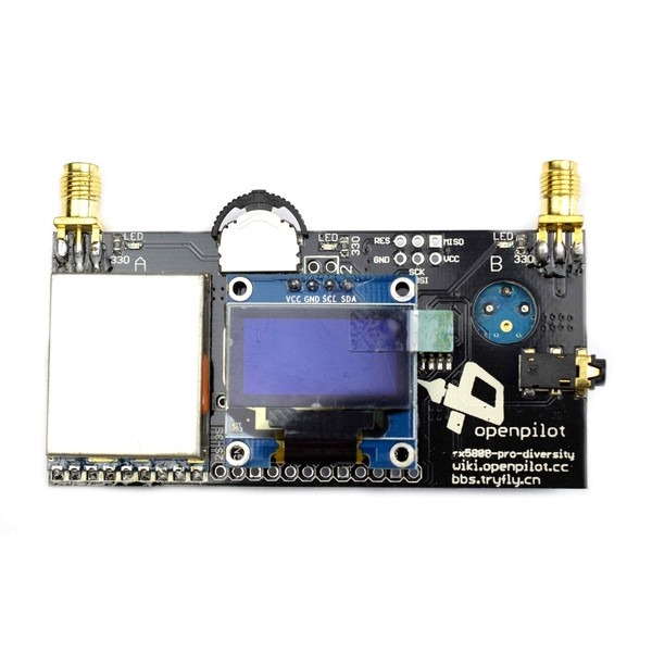 Видеоприёмник FPV Openpilot RX5808 PRO 5.8GHz (40 каналов, Diversity)