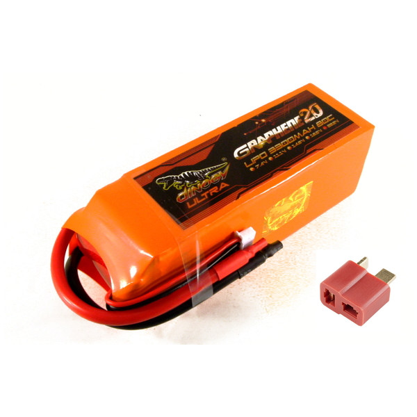Акумулятор для радіокерованої моделі Dinogy G2.0 Li-Pol 3300 мАч 22.2 В 6S T-Plug 80C