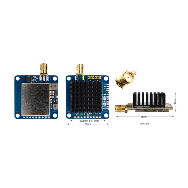 Видеопередатчик VTX-1G3TE V2 9CH 1.2-1.3GHz