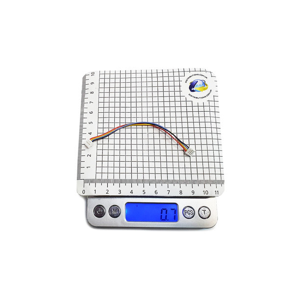 50 шт - Кабель силиконовый Micro JST-GH F 4 pin - Micro JST-GH F 4 pin (95 мм)
