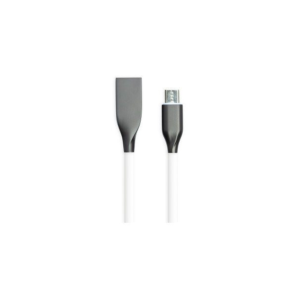 Кабель даних USB 2.0 AM до Micro 5P 1,0 м білий Power Plant (CA910700)