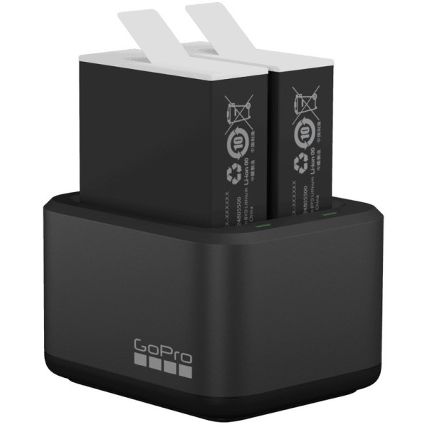 Двойное зарядное устройство GoPro Dual Battery Charger + Акумулятор Enduro 2 шт для HERO11&10&9
