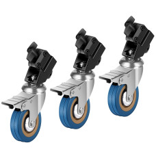 Комплект из 3-х профессиональных поворотных колес Neewer ST001 для стоек 22мм (ST001)