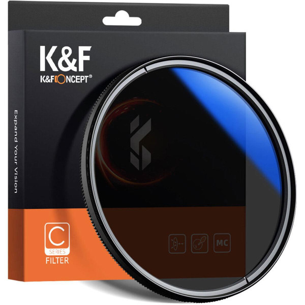 Светофильтр K&F Concept 49mm HMC CPL Blue-Coated, Japan Optics (KF01.1434)